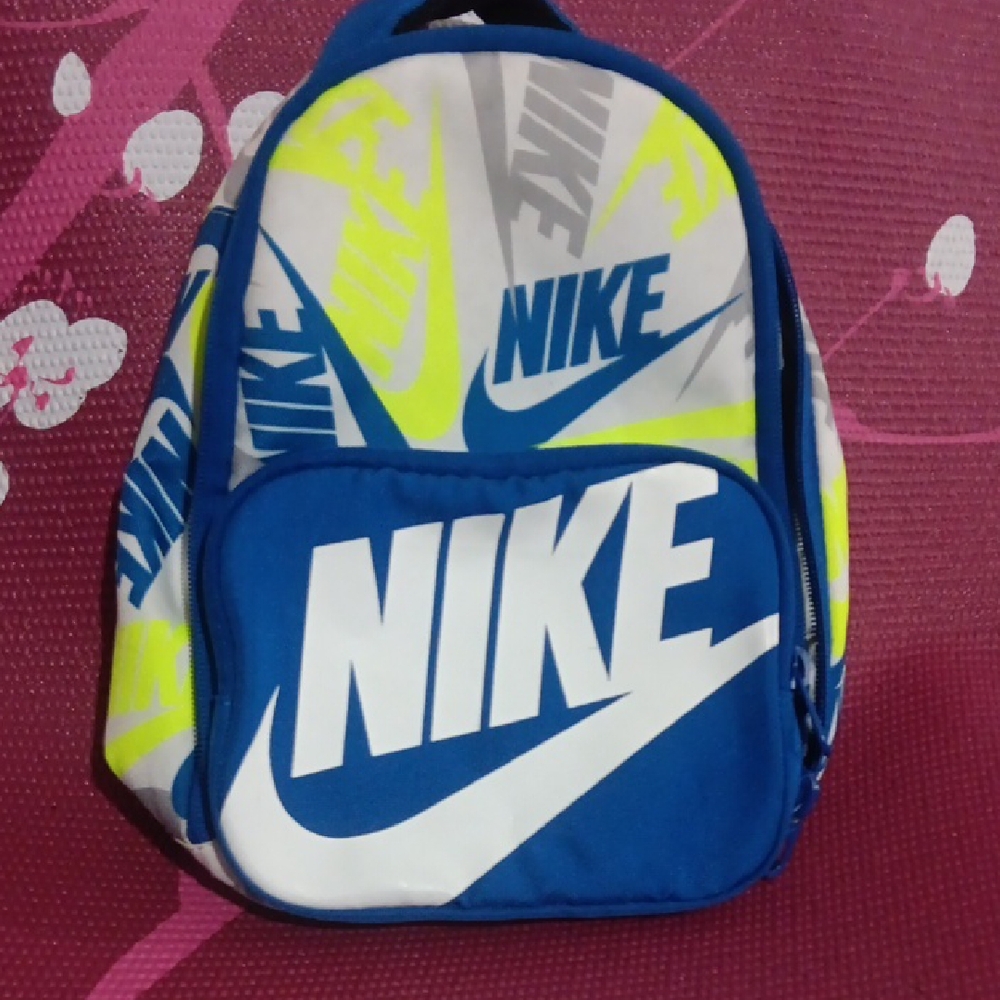 Nike Vibrant Blue and Neon Backpack